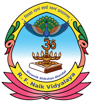 R. F. Naik Vidyalaya Logo
